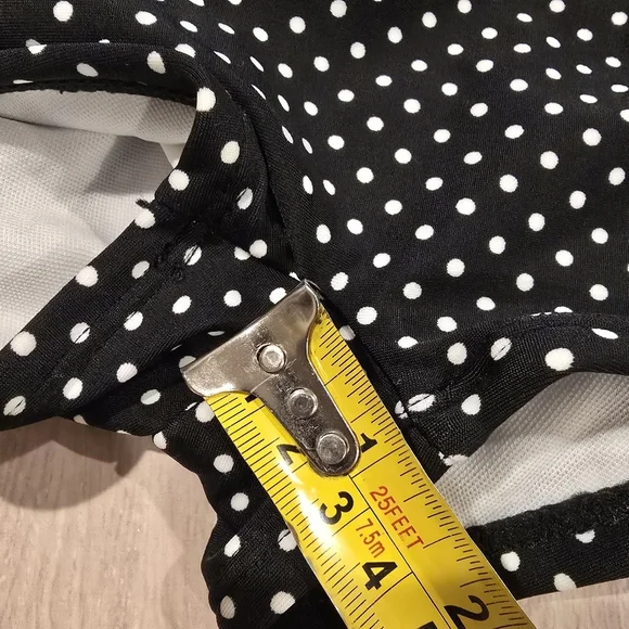 Sheridyn Swim Women's Marilyn Boyleg One Piece Swimsuit US Size 12 Black/White. - Picture 11 of 12